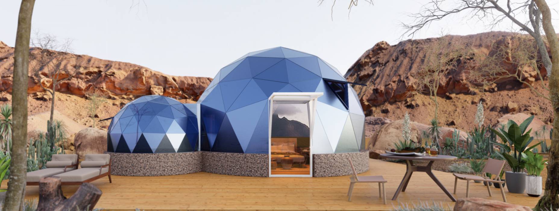 靖安县球形智能光伏玻璃星空房